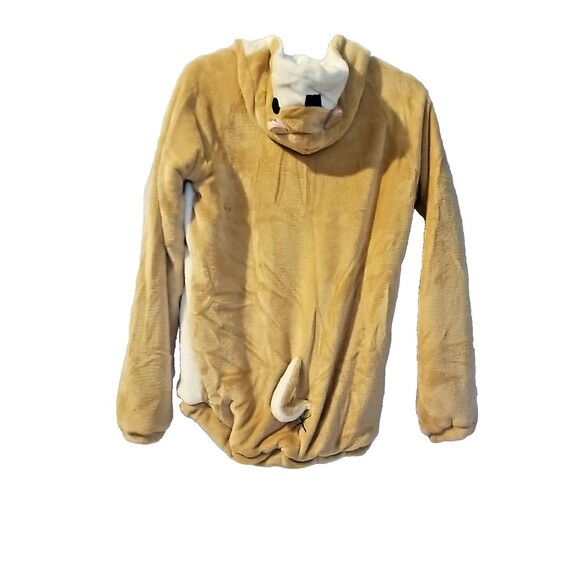 Coriresha Cute Coral Velvet Long Sleeve Shib Inu Dog Hoodie - Picture 6 of 10